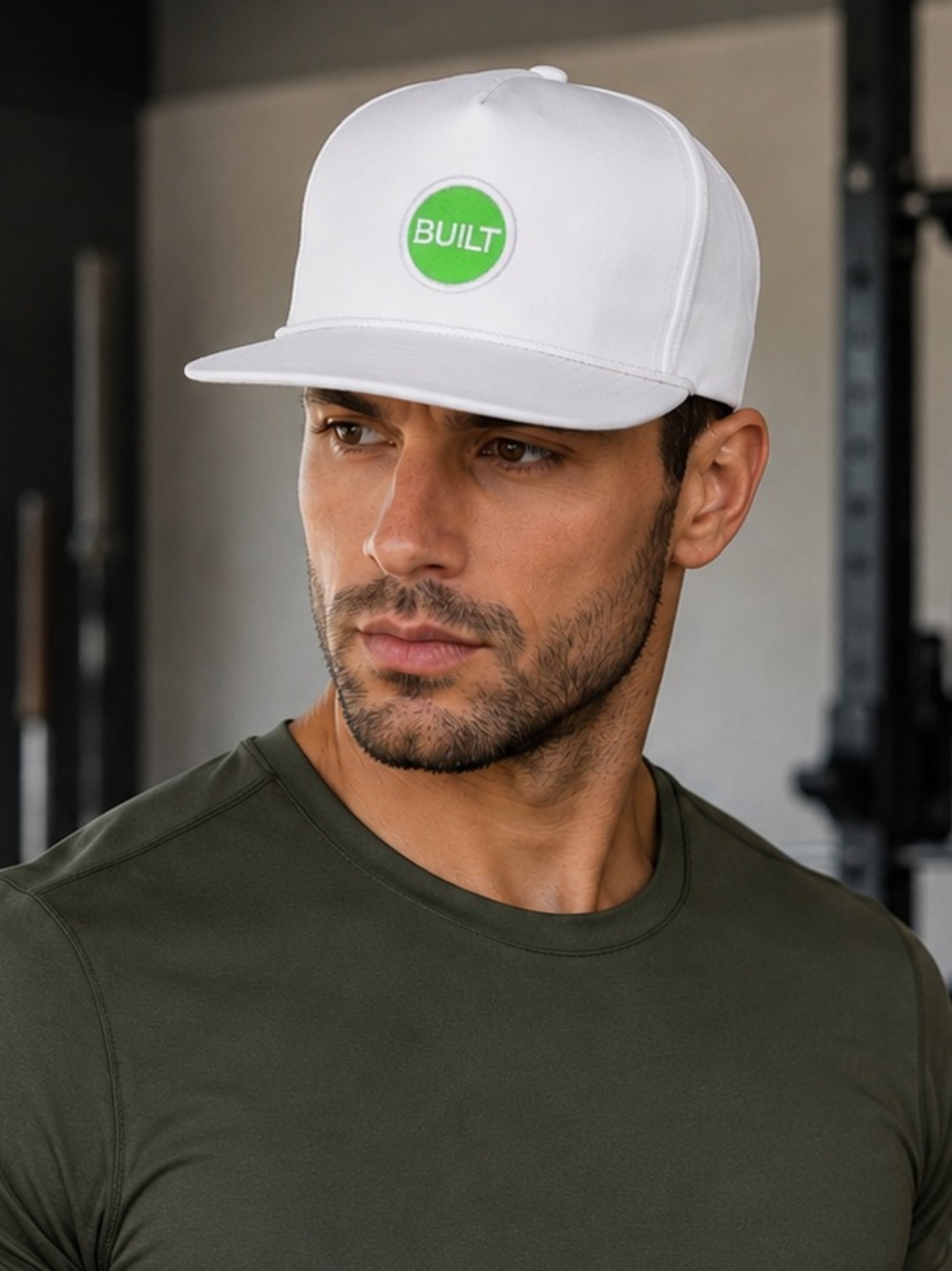 Imperial BUILT Colorado Snapback Hat White Green Embroidered NWOT OS